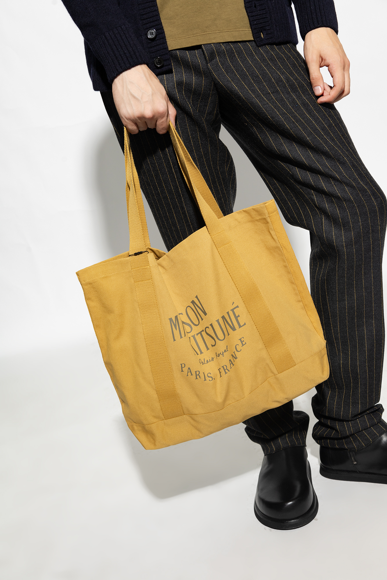 Maison kitsune outlet shopping bag